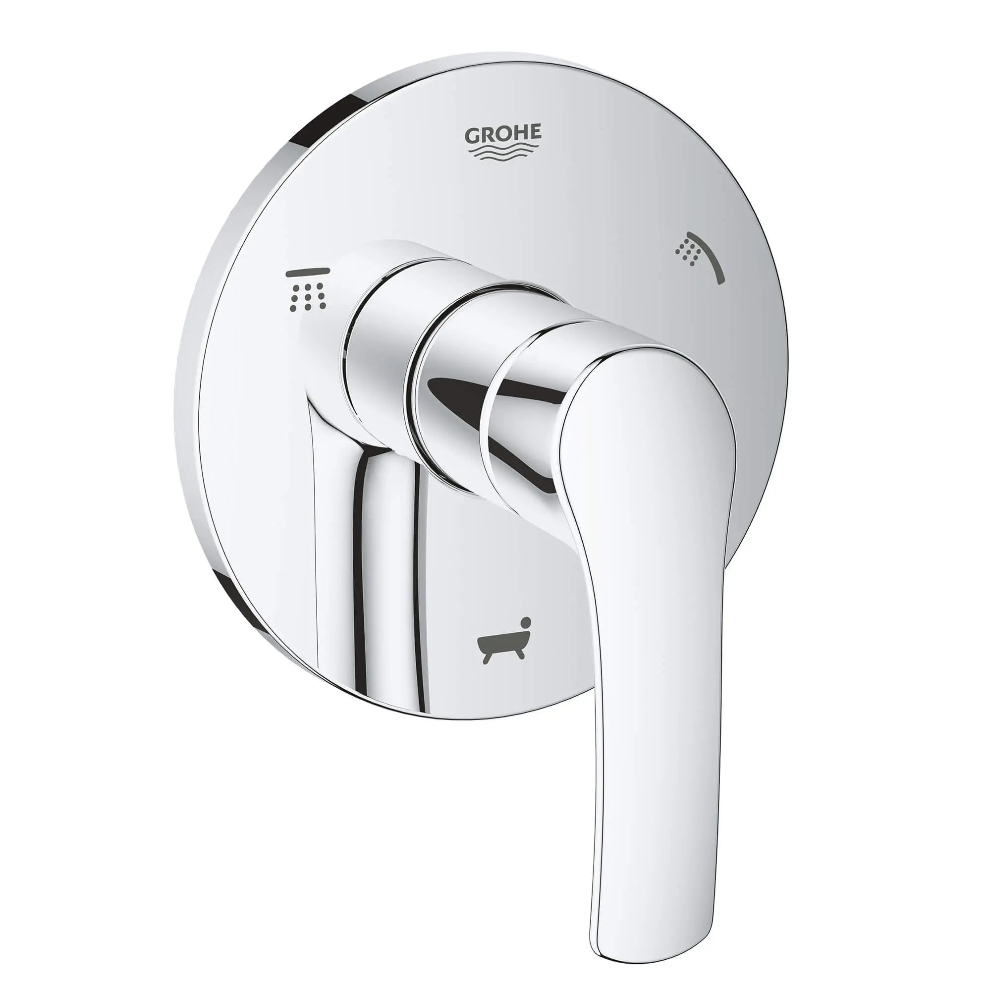 3-Way Diverter Trim // GROHE STARLIGHT CHROME // 13023_19972002-eurosmart-3-way-diverter-trim-starlight-chrome_0_CDNwebp.webp