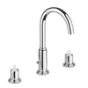 [20069000] 8 in. Widespread 2-Handle High Spout Bathroom Faucet - 1.5 GPM - Brushed Nickel InfinityFinish