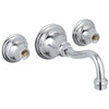 [20135000] 2-Handle Wall Mount Faucet 1.5 GPM - GROHE StarLight Chrome