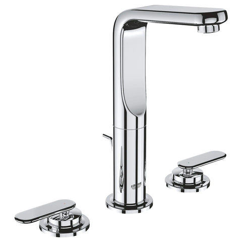 2Hdl Basin 3-Hole - GROHE StarLight Chrome