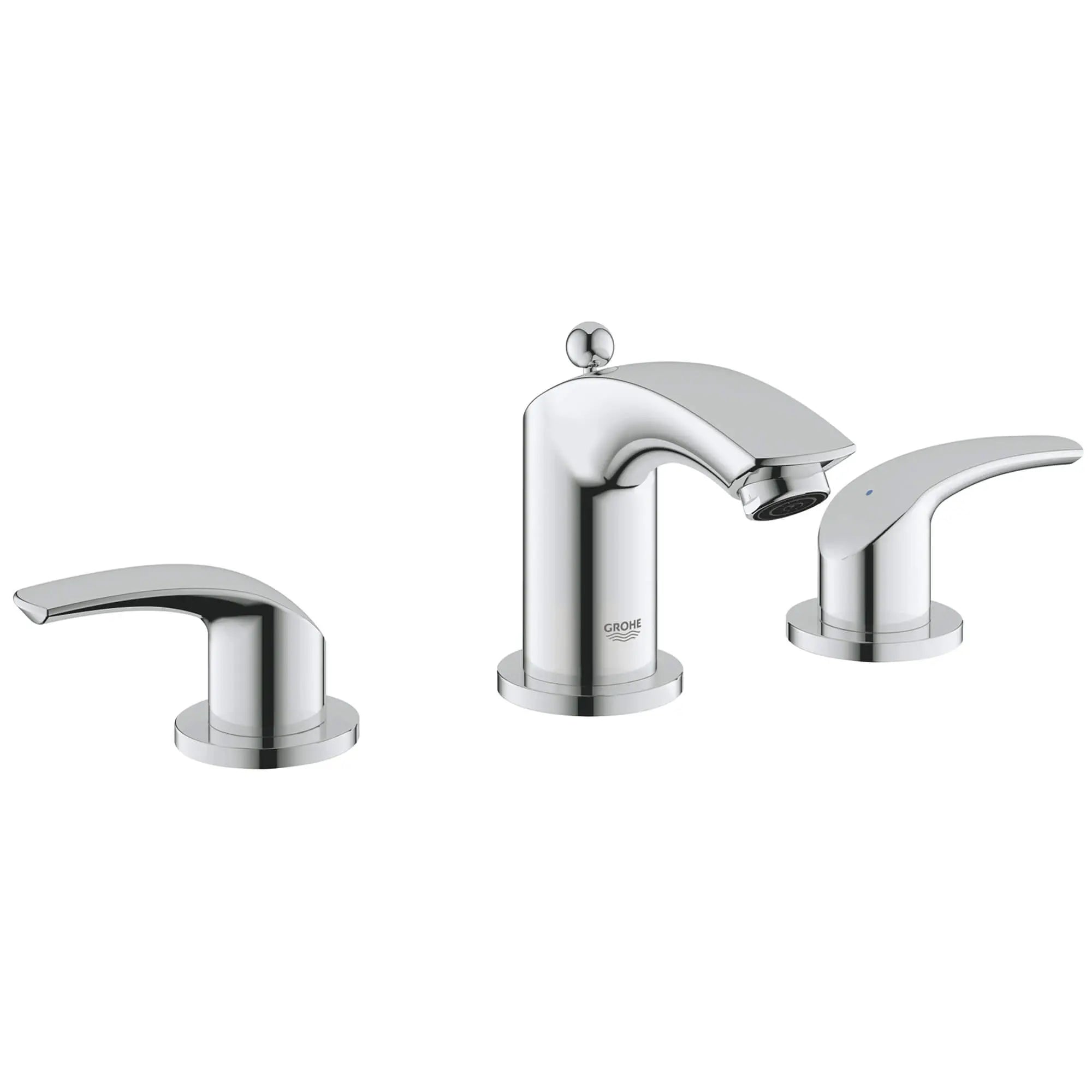8" Widespread 2-Handle Low Arc Bathroom Faucet // GROHE STARLIGHT CHROME // 13153_20294000-eurosmart-8-inch-widespread-two-handle-bathroom-faucet-s-size-starlight-chrome_0_CDNwebp.webp