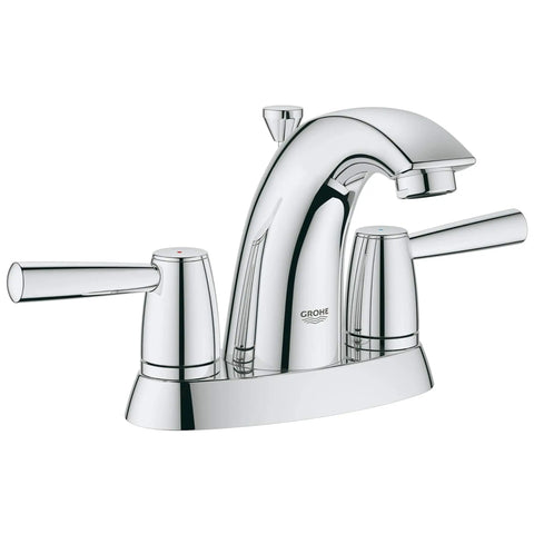 4 In. Centerset 2-Handle Bathroom Faucet - 1.5 GPM - GROHE StarLight Chrome