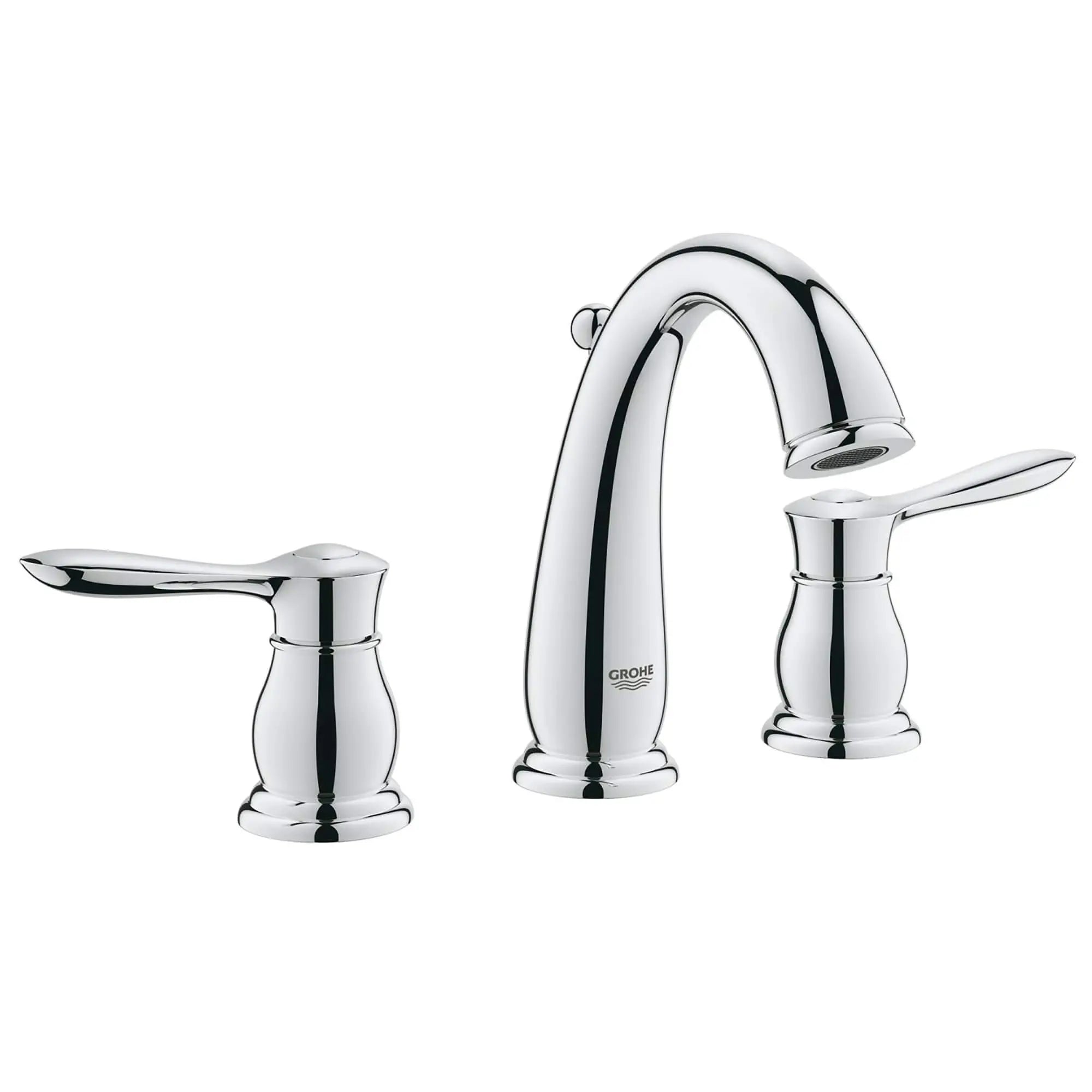 8 in. Widespread 2-Handle Bathroom Faucet - 1.5 GPM // GROHE STARLIGHT CHROME // 13187_20390000-Parkfield-8_Widespread_Two-Handle_Bathroom_Faucet_0_CDNwebp.webp