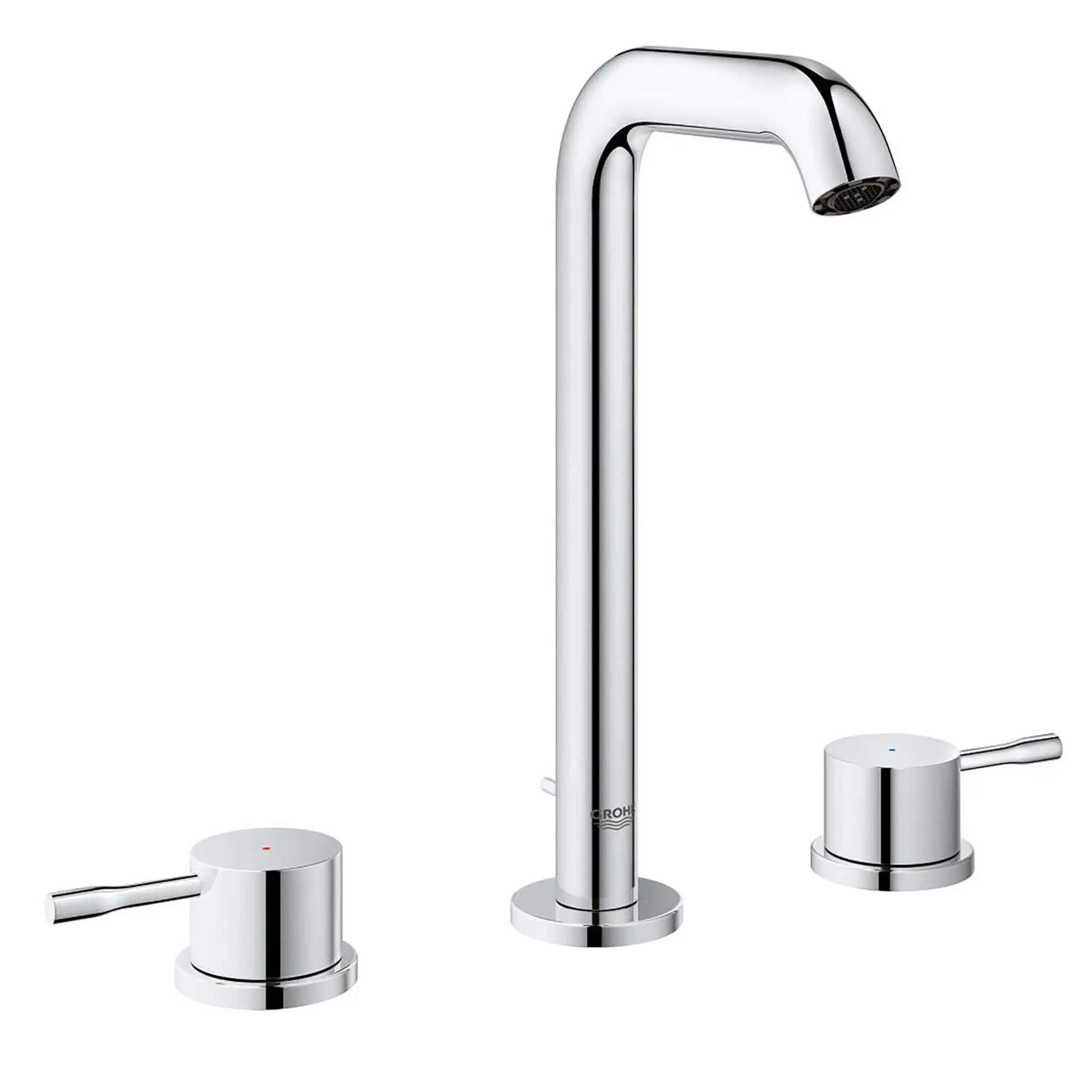 8-inch Widespread 2-Handle L-Size Bathroom Faucet 1.2 GPM // GROHE STARLIGHT CHROME // 13236_20431001-Essence-8_Widespread_Two-Handle_Bathroom_Faucet_L-Size_0_CDNwebp.webp