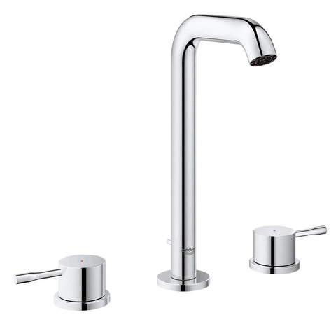 8-inch Widespread 2-Handle L-Size Bathroom Faucet 1.2 GPM - GROHE StarLight Chrome