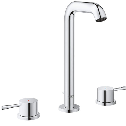 8-inch Widespread 2-Handle L-Size Bathroom Faucet 1.2 GPM - GROHE StarLight Chrome