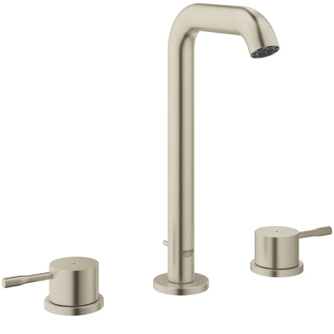 8-inch Widespread 2-Handle L-Size Bathroom Faucet 1.2 GPM - Brushed Nickel InfinityFinish