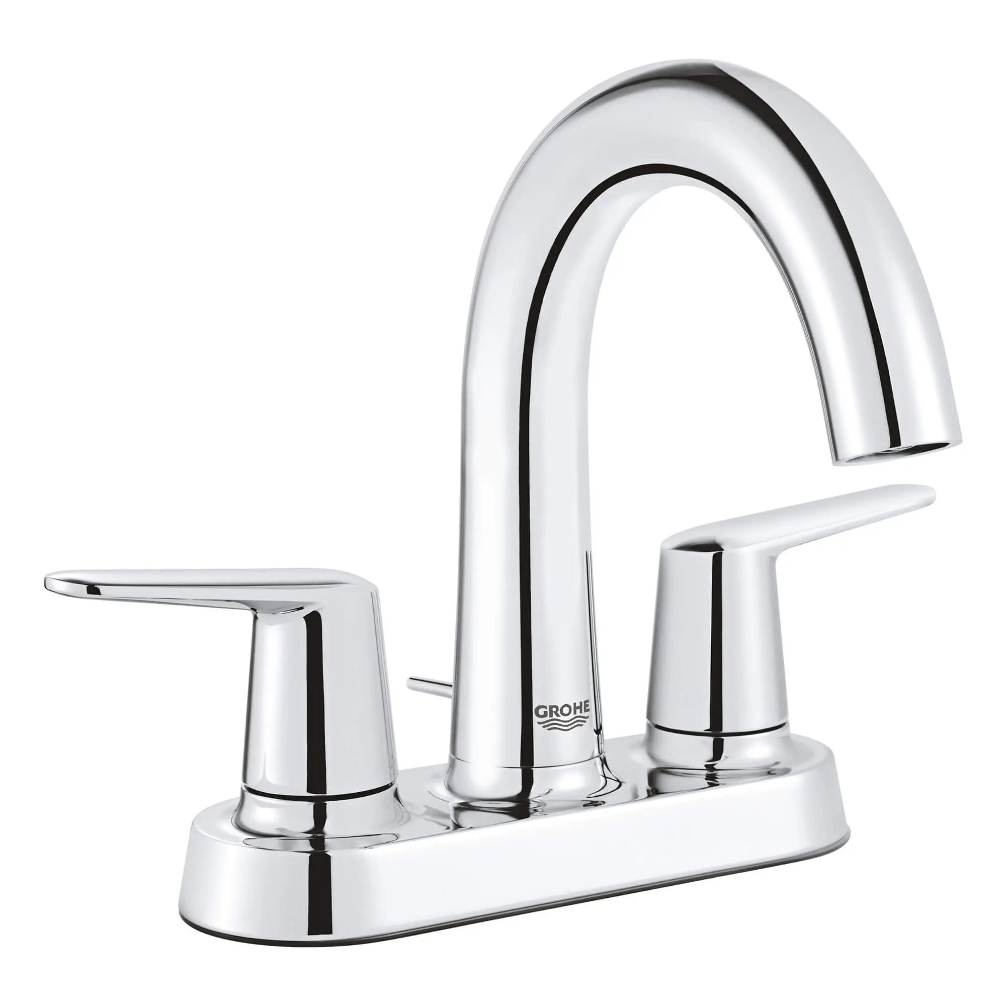 Veletto 2-handle 4" Centerset Bathroom Faucet, 1.2 GPM (4.5 L/min) // GROHE STARLIGHT CHROME // 13258_20582000-veletto-2-handle-4-inch-centerset-bathroom-faucet-starlight-chrome_0_CDNwebp.webp