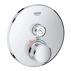 [29136000] Single Function Thermostatic Valve Trim - GROHE StarLight Chrome
