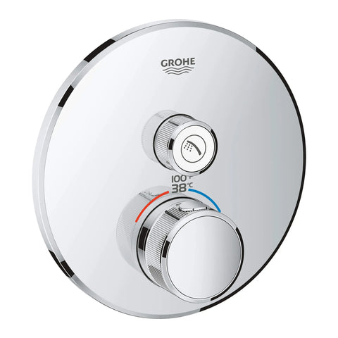 Single Function Thermostatic Valve Trim - GROHE StarLight Chrome