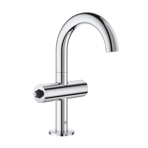 Single Hole Two-Handle M-Size Bathroom Faucet 1.2 GPM - GROHE StarLight Chrome