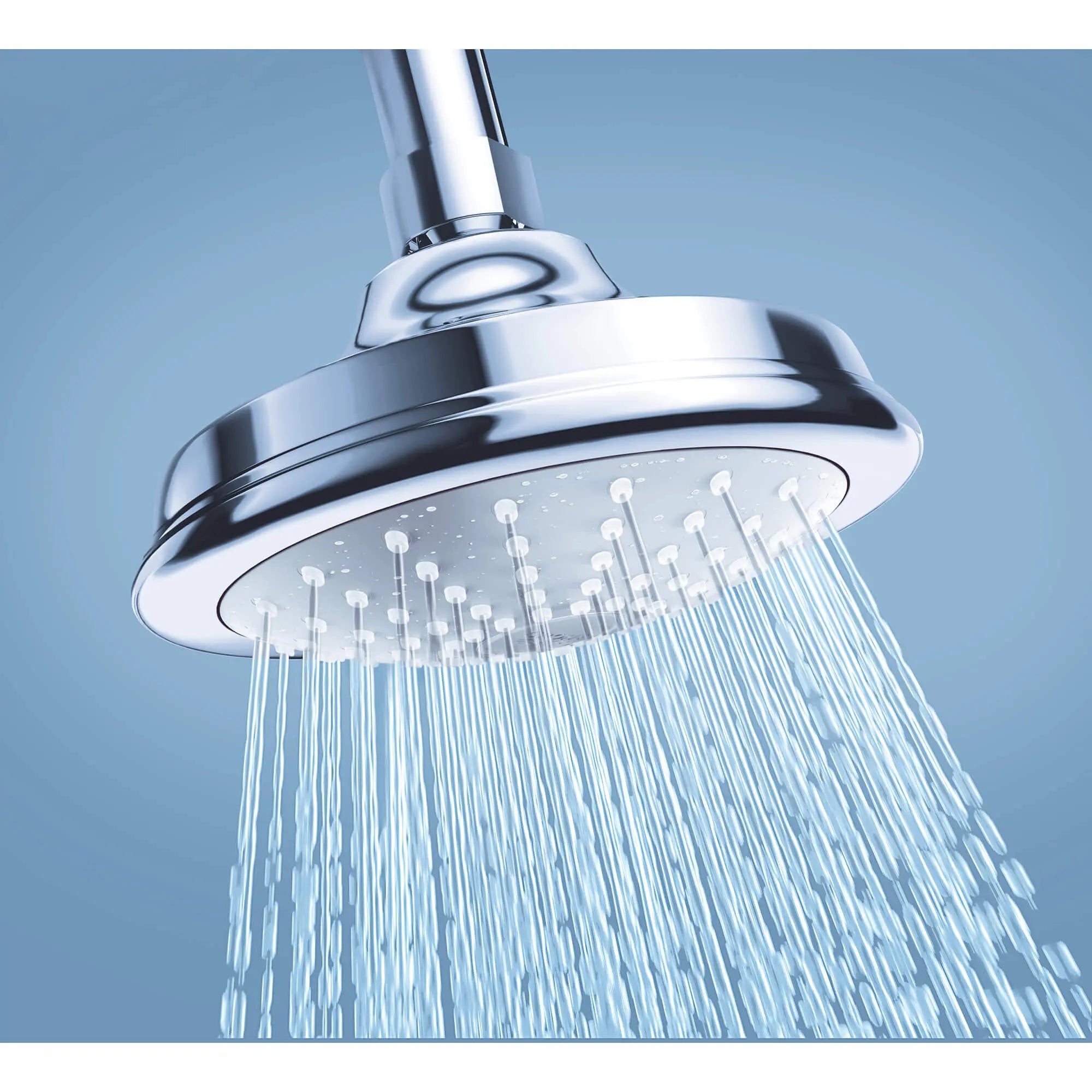 5" Shower Head - 1 Spray, 2.5 gpm // GROHE STARLIGHT CHROME // 1334_28737000-shower-head-1-spray-enviro-1_0_CDNwebp.webp