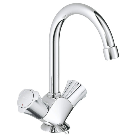Costa Single-Handle Bathroom Faucet - GROHE StarLight Chrome