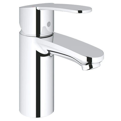 Eurostyle Cosmopolitan S-Size Single-Handle Single-Hole Bathroom Faucet Without Pop-Up - 1.5 GPM - GROHE StarLight Chrome