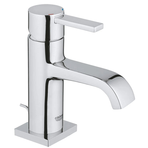 Single-Handle Single-Hole Low-Arc Bathroom Faucet - 1.5 GPM - GROHE StarLight Chrome
