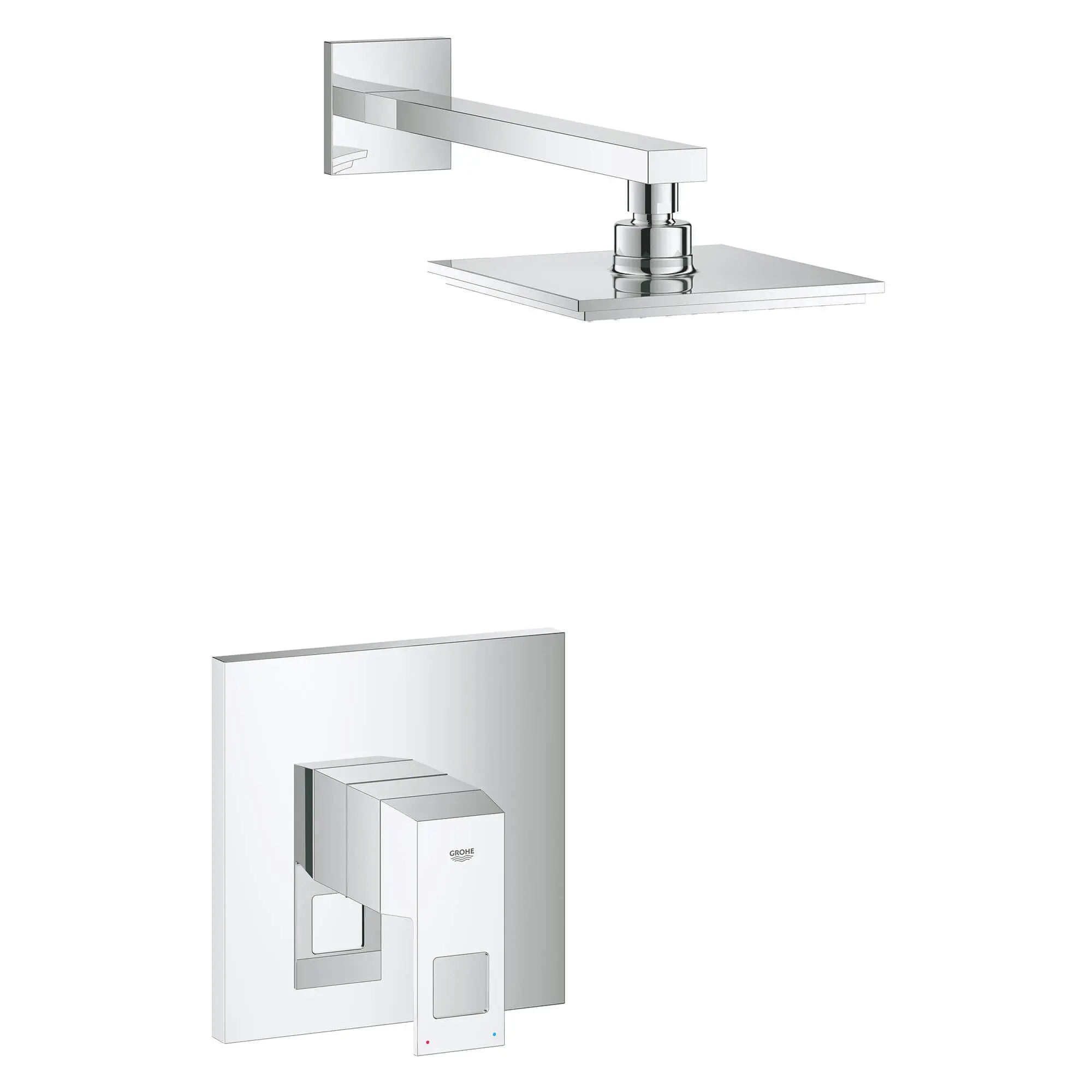Pressure Balance Valve Tub/Shower Combo // GROHE STARLIGHT CHROME // 13410_23148000-eurocube-pressure-balance-valve-bathtubshower-combo-faucet-starlight-chrome_0_CDNwebp.webp