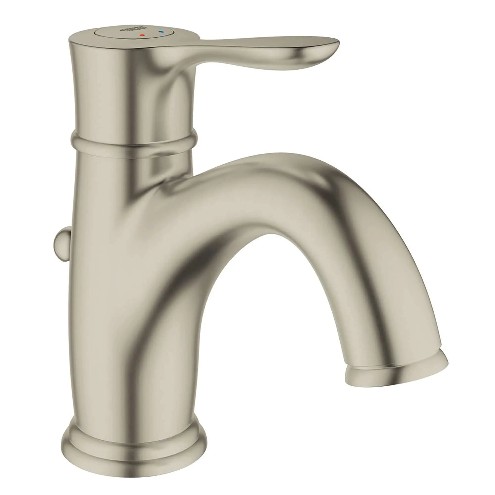 Centerset Single-Handle Single-Hole Bathroom Faucet - 1.5 GPM // BRUSHED NICKEL INFINITYFINISH // 13429_23305EN0-Parkfield-Single-Handle_Bathroom_Faucet_0_CDNwebp.webp