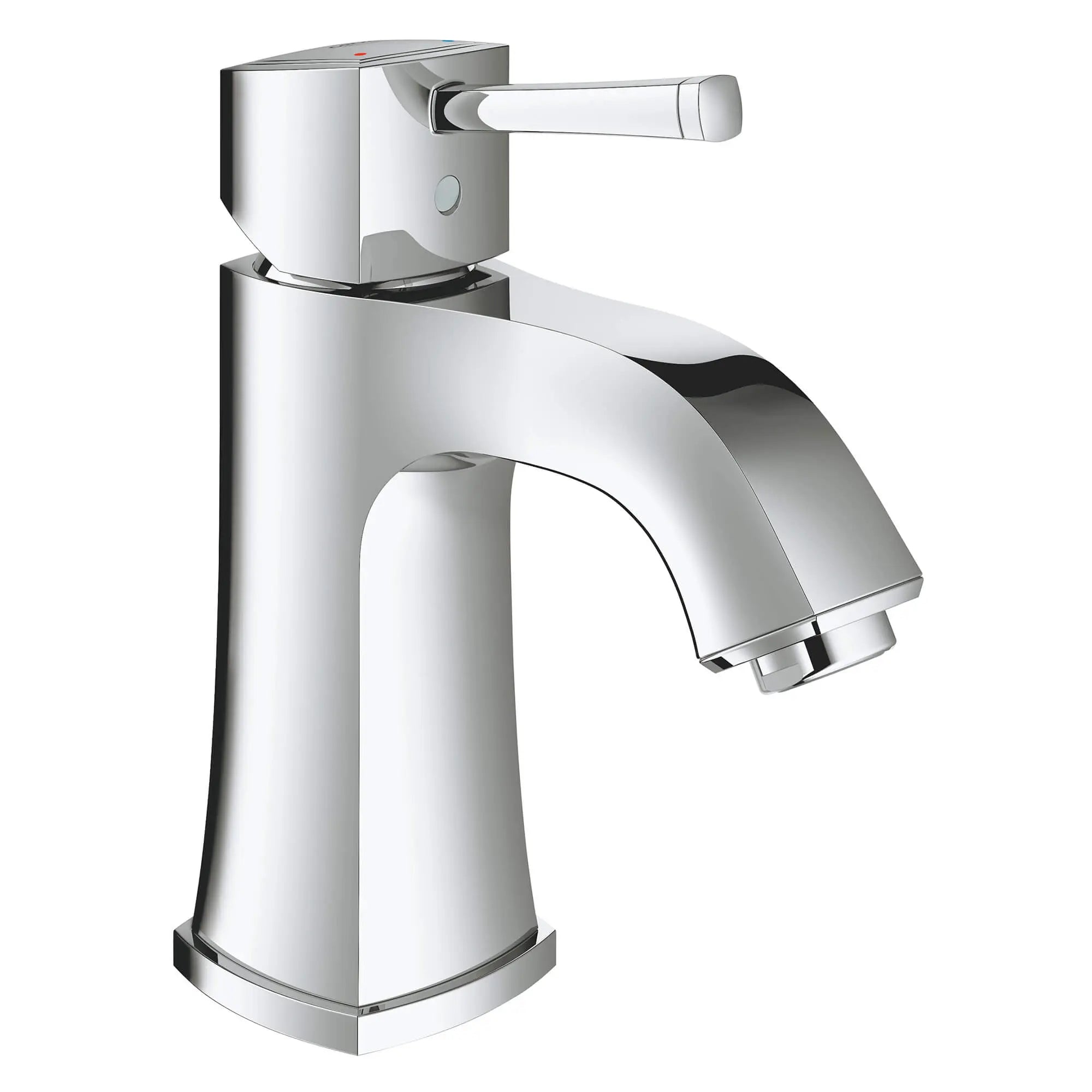 Ohm Basin Low Sp. Smooth B. Us // GROHE STARLIGHT CHROME // 13440_23312000-grandera-single-handle-bathroom-faucet-m-size-starlight-chrome_0_CDNwebp.webp