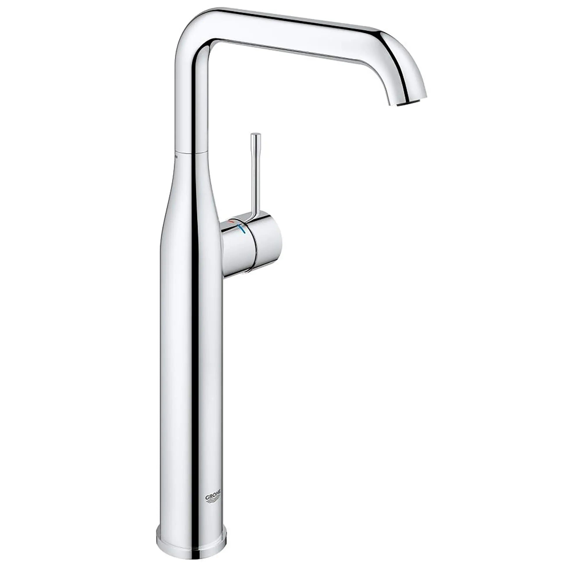 Side-Handle Centerset Bathroom Faucet XL-Size // GROHE STARLIGHT CHROME // 13498_23538001-Essence-Single-Hole_Single-Handle_Vessel_Bathroom_Faucet_XL-Size_0_CDNwebp.webp