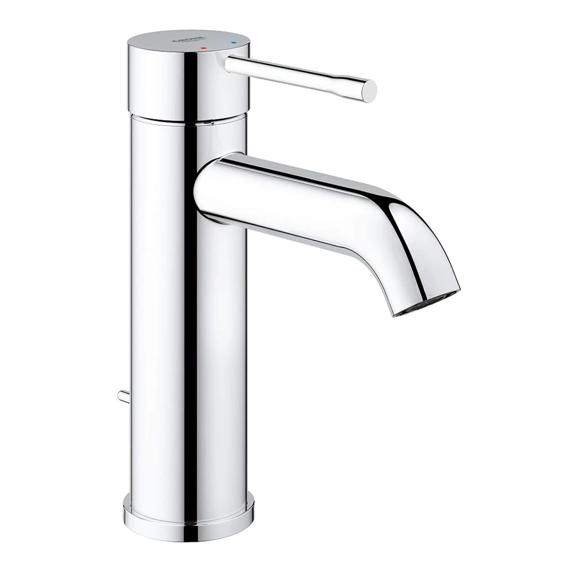 Top-Handle Centerset Bathroom Faucet S-Size // GROHE STARLIGHT CHROME // 13509_23592001-Essence-Single-Handle_Bathroom_Faucet_S-Size_0_CDNwebp.webp