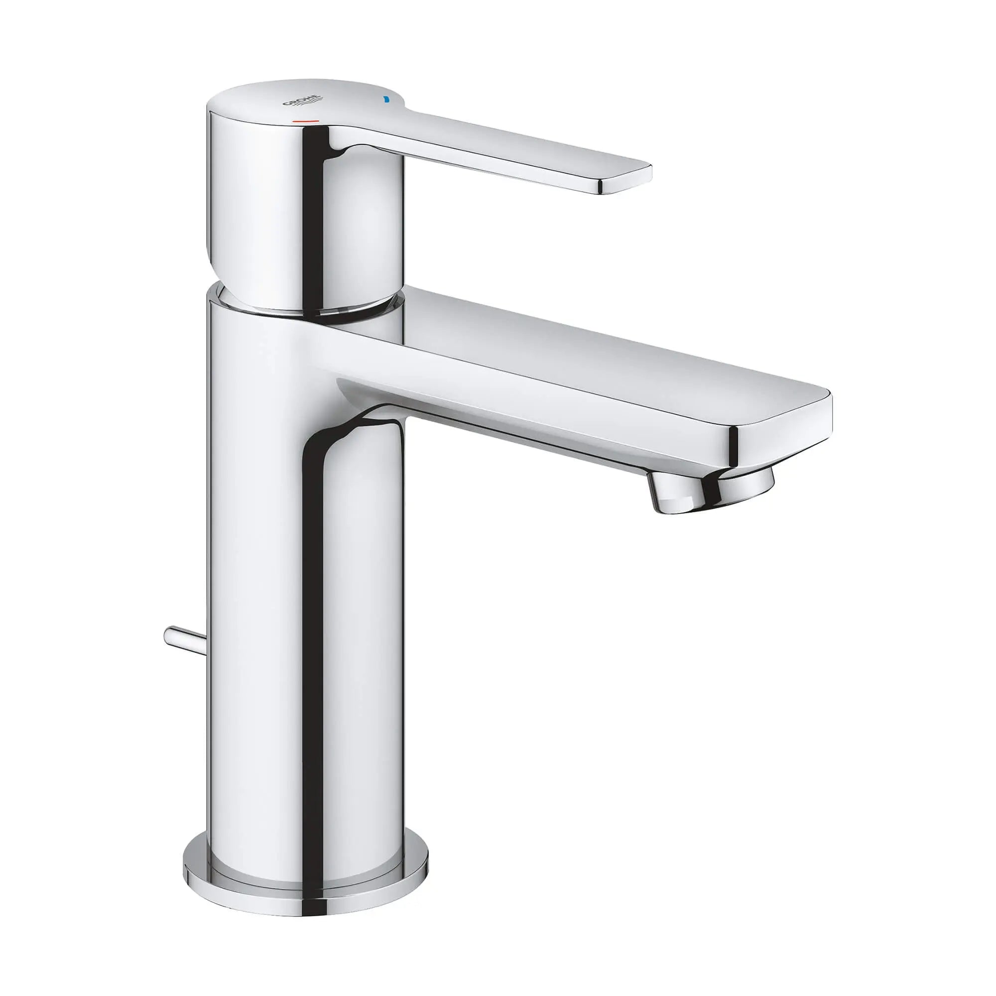 Single Hole Single-Handle XS-Size Bathroom Faucet, 1.2 GPM (4.5 L/min) // GROHE STARLIGHT CHROME // 13543_2382400a-lineare-single-handle-bathroom-faucet-xs-size-starlight-chrome_0_CDNwebp.webp