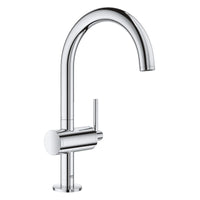 [23828003] Single Hole Single-Handle L-Size Bathroom Faucet 1.2 GPM - GROHE StarLight Chrome