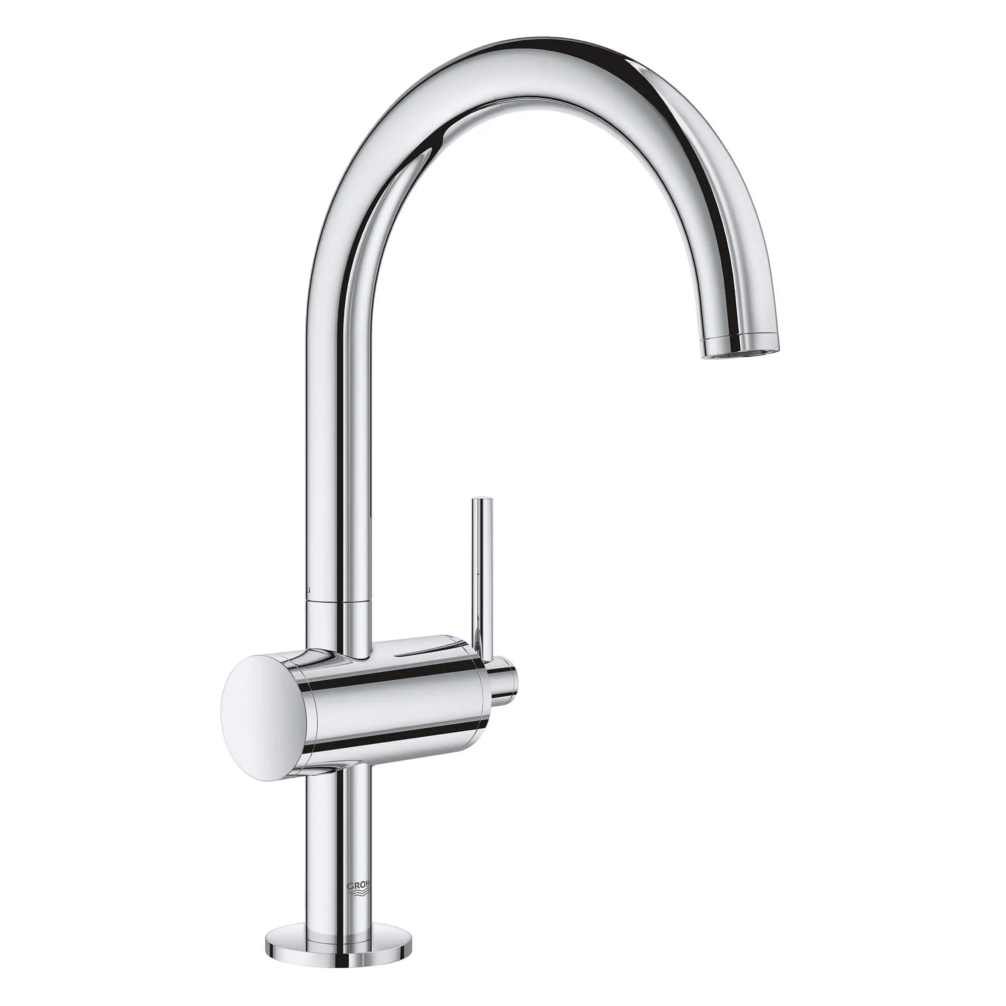 Single Hole Single-Handle L-Size Bathroom Faucet 1.2 GPM // GROHE STARLIGHT CHROME // 13549_23828003-atrio-single-handle-bathroom-faucet-l-size-starlight-chrome_0_CDNwebp.webp