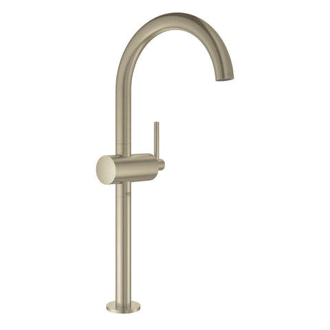 Single Hole Single-Handle Deck Mount Vessel Sink Faucet 1.2 GPM - Brushed Nickel InfinityFinish