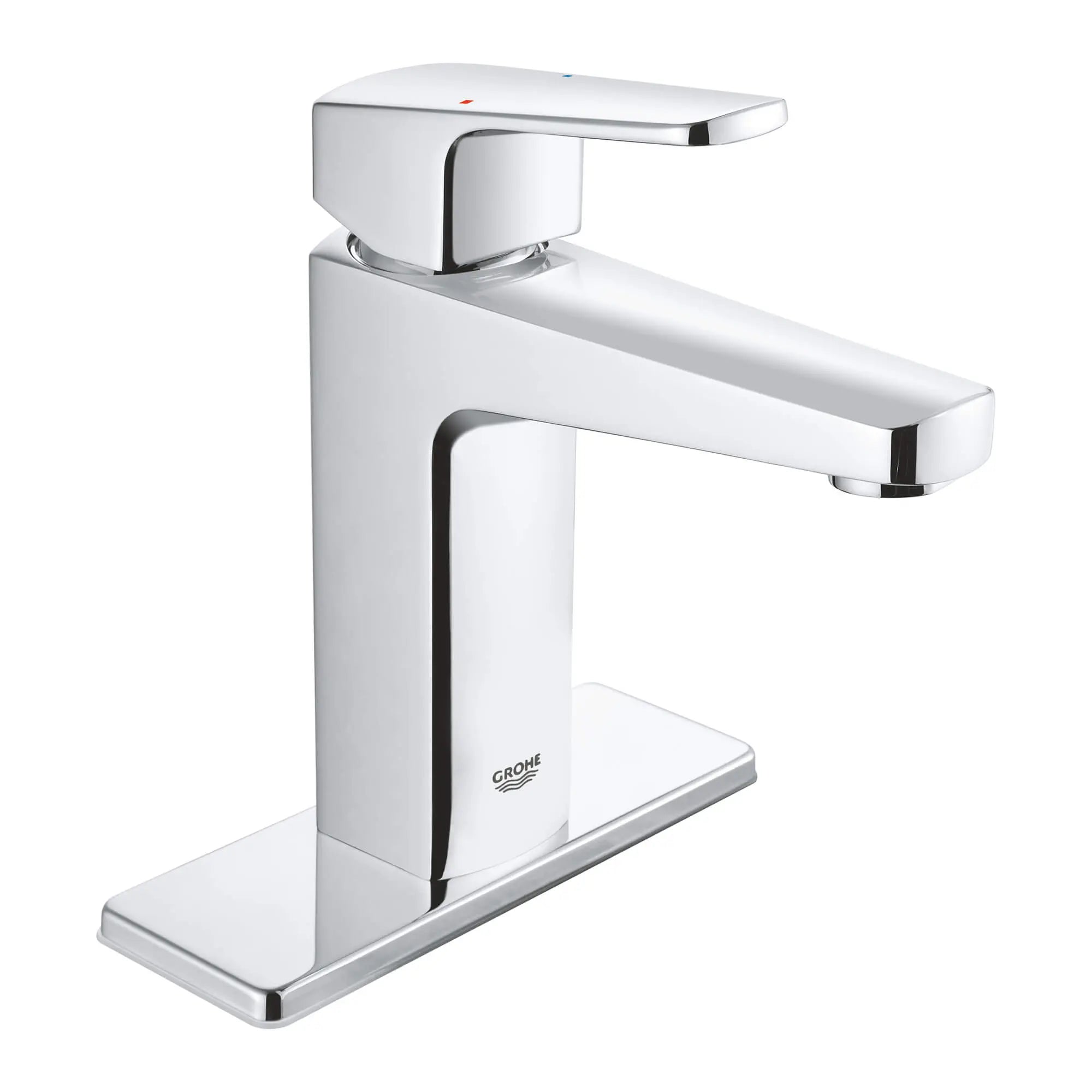 Tallinn Single Hole Single-Handle Bathroom Faucet, 1.2 GPM (4.5 L/min) // GROHE STARLIGHT CHROME // 13560_23838000-tallinn-single-handle-4-inch-centerset-bathroom-faucet-starlight-chrome_0_CDNwebp.webp