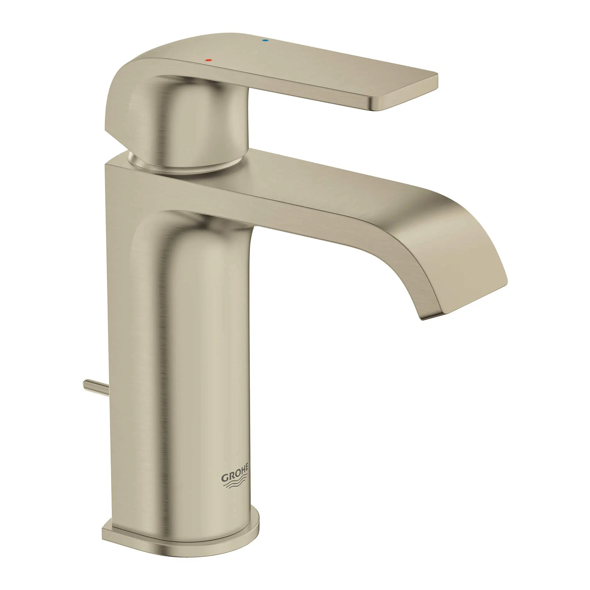 Single Hole Single-Handle S-Size Bathroom Faucet, 1.2 GPM (4.5 L/min) // BRUSHED NICKEL INFINITYFINISH // 13573_23868en0-defined-centerset-bathroom-faucet-s-size-brushed-nickel-infinityfinish_0_CDNwebp.webp