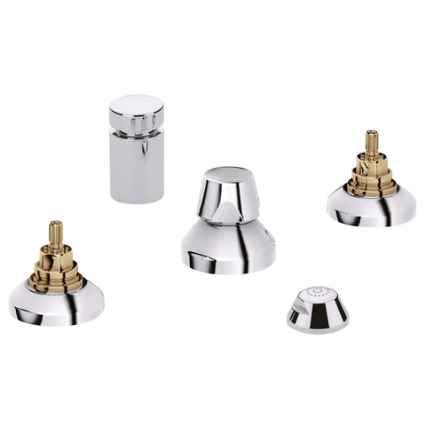 2-Handle Bidet Faucet - GROHE StarLight Chrome