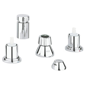 [24016000] Three-Hole Bidet Faucet M-Size - GROHE StarLight Chrome
