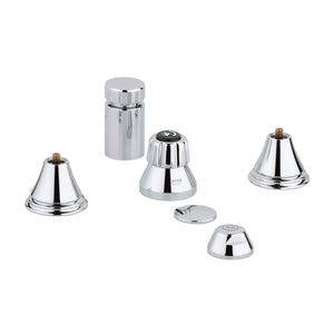 [24019BE0] 2-Handle Wideset Bidet Faucet - GROHE StarLight Chrome