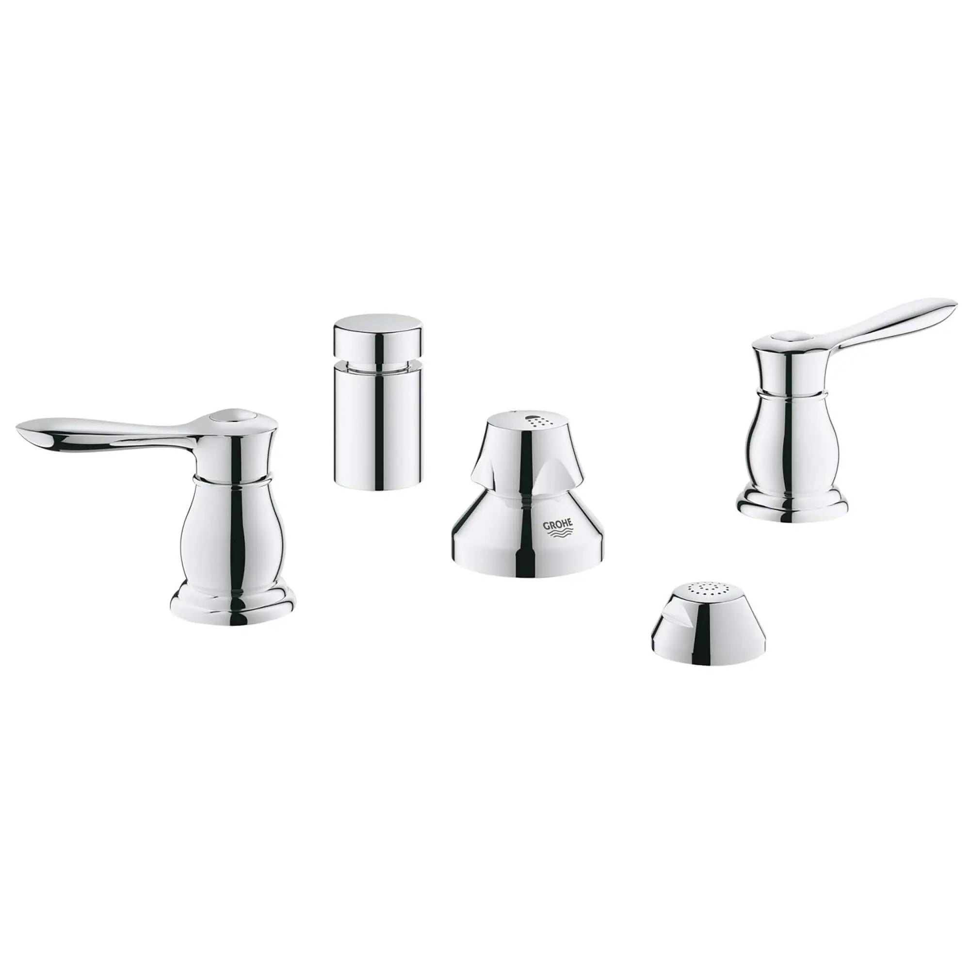 2-Handle Bidet Faucet // GROHE STARLIGHT CHROME // 13595_24033000-Parkfield-Widespread_2-Handle_Bidet_Faucet_0_CDNwebp.webp