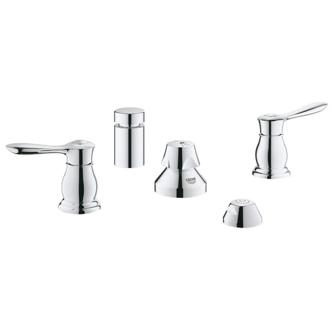 2-Handle Bidet Faucet - GROHE StarLight Chrome