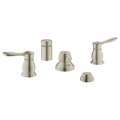 2-Handle Bidet Faucet - Brushed Nickel InfinityFinish