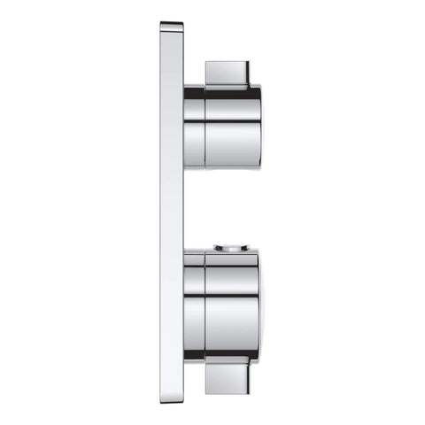 Single Function 2-Handle Thermostatic Valve Trim - GROHE StarLight Chrome