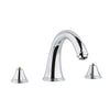 [25054000] 3-Hole 2-Handle Deck Mount Roman Tub Faucet - GROHE StarLight Chrome