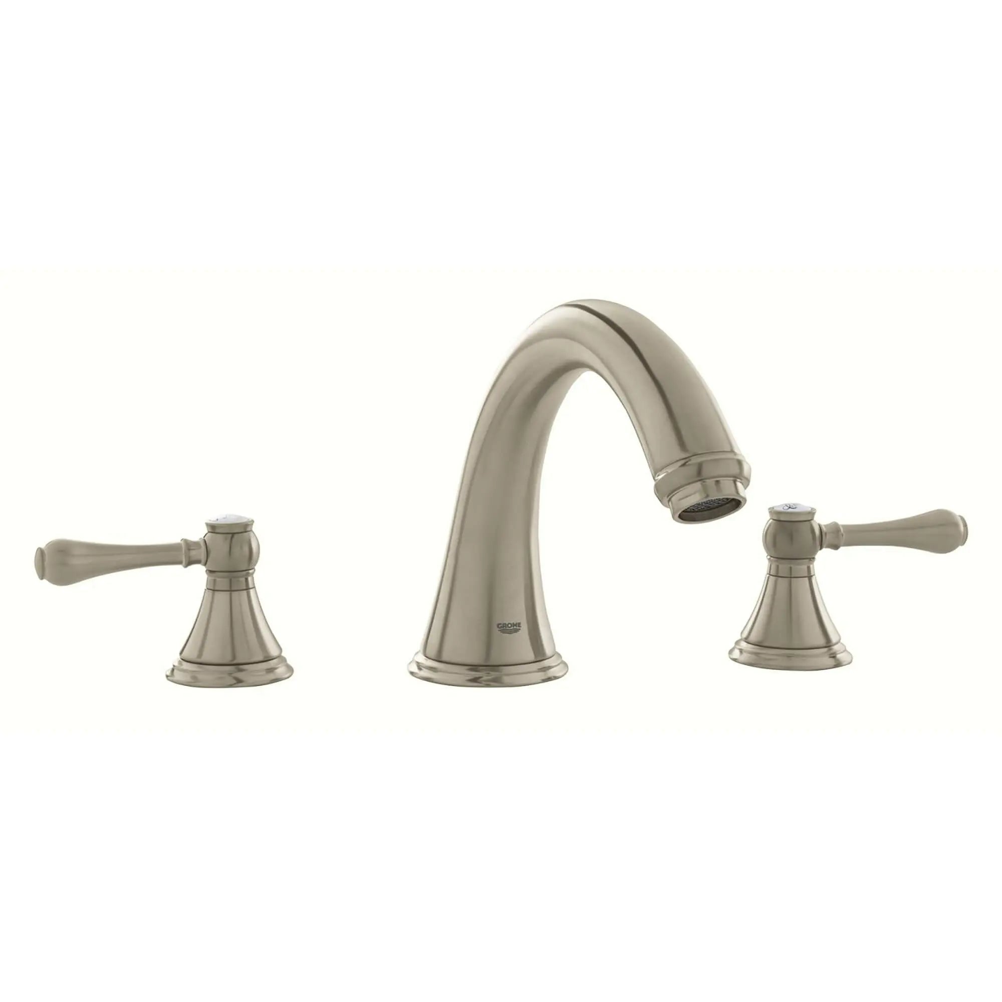 3-Hole 2-Handle Deck Mount Roman Tub Faucet // BRUSHED NICKEL INFINITYFINISH // 13685_25054EN0-Geneva-Roman_Bathtub_Faucet_0_CDNwebp.webp