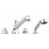[25077000] 4-Hole 2-Handle Deck Mount Roman Tub Faucet with 2.5 GPM Hand Shower - GROHE StarLight Chrome