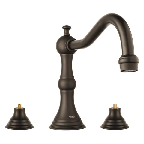 3-Hole 2-Handle Deck Mount Roman Tub Faucet - Oil Rubbed Bronze