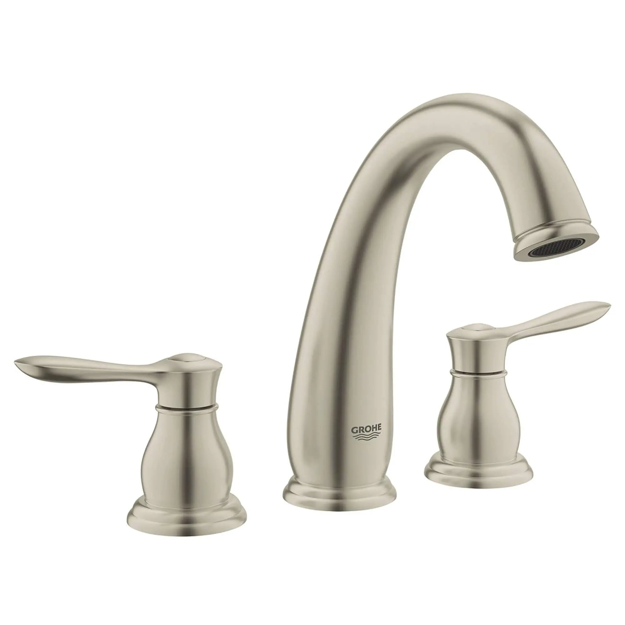 Roman Tub Filler // BRUSHED NICKEL INFINITYFINISH // 13719_25152EN0-Parkfield-Roman_Bathtub_Faucet_0_CDNwebp.webp