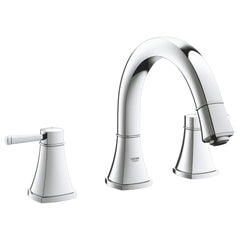 [25154000] 3-Hole 2-Handle Deck Mount Roman Tub Faucet - GROHE StarLight Chrome