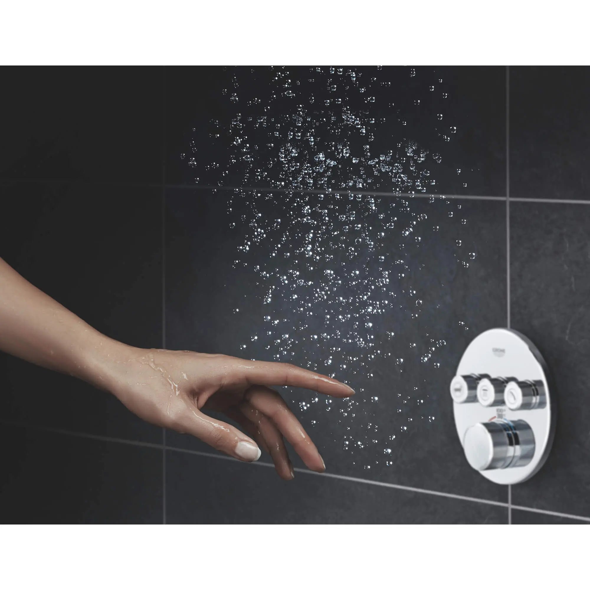 Triple Function Thermostatic Valve Trim // GROHE STARLIGHT CHROME // 1372_29138000-triple-function-thermostatic-trim-with-control-module-enviro-5_0_CDNwebp.webp