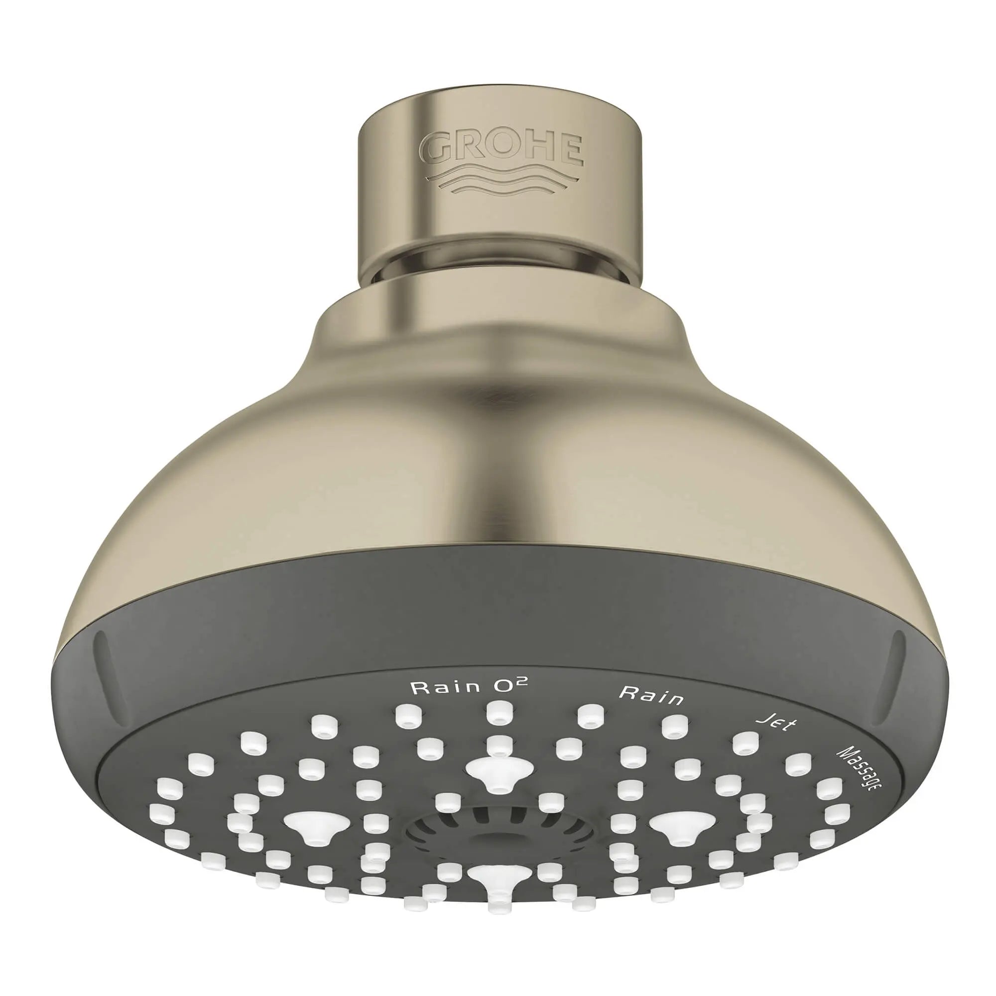 100 Shower Head, 4" - 4 Sprays, 6.6 L/min (1.75 gpm) // BRUSHED NICKEL INFINITYFINISH // 13812_26044en1-tempesta-100-shower-head-4-sprays-brushed-nickel-infinityfinish_0_CDNwebp.webp