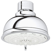 [26045001] 100 Shower Head, 4" - 4 Sprays, 1.75 gpm - GROHE StarLight Chrome