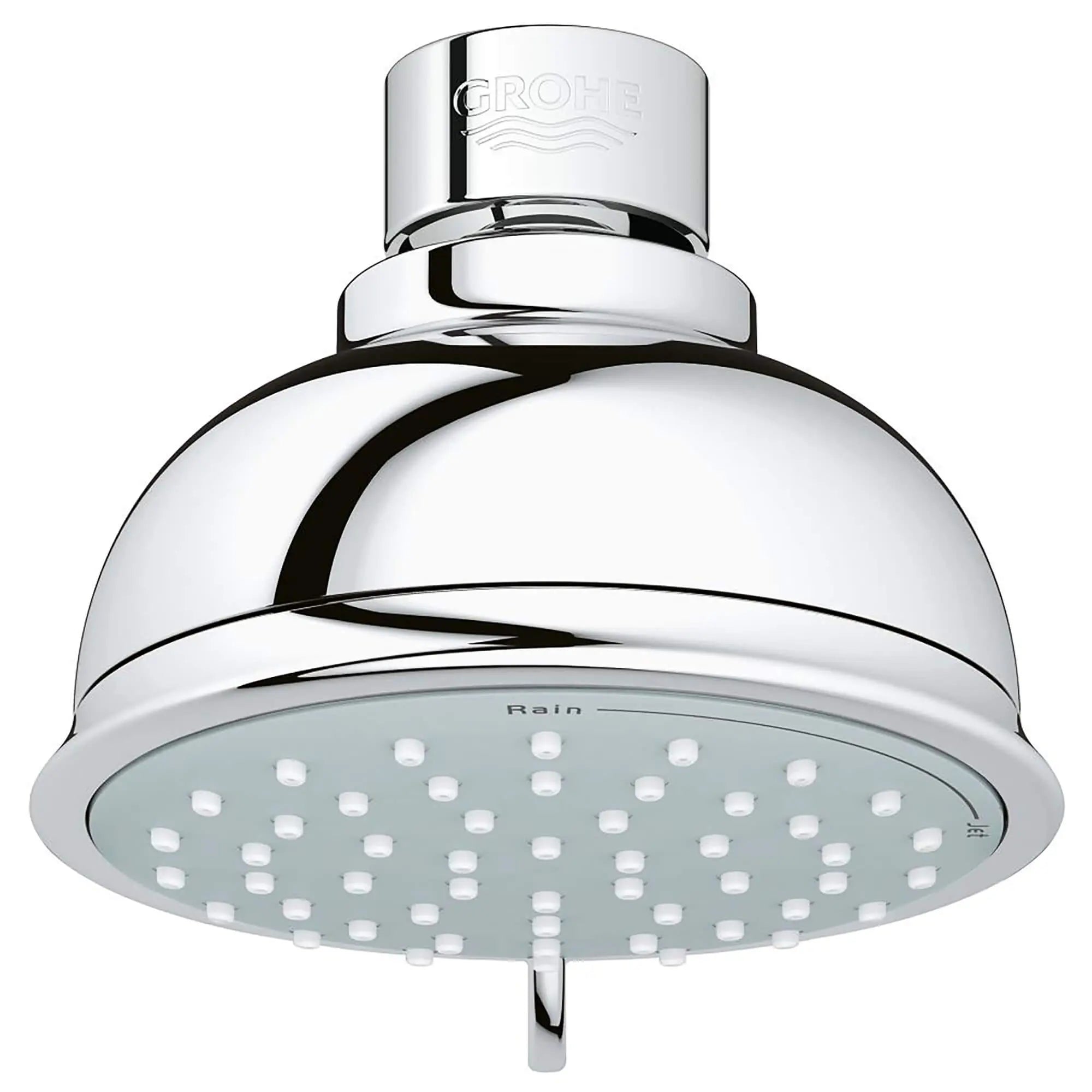 100 Shower Head, 4" - 2 Sprays, 1.75 gpm // GROHE STARLIGHT CHROME // 13845_26080000-Tempesta_Rustic_100-Shower_Head_2_Sprays_0_CDNwebp.webp