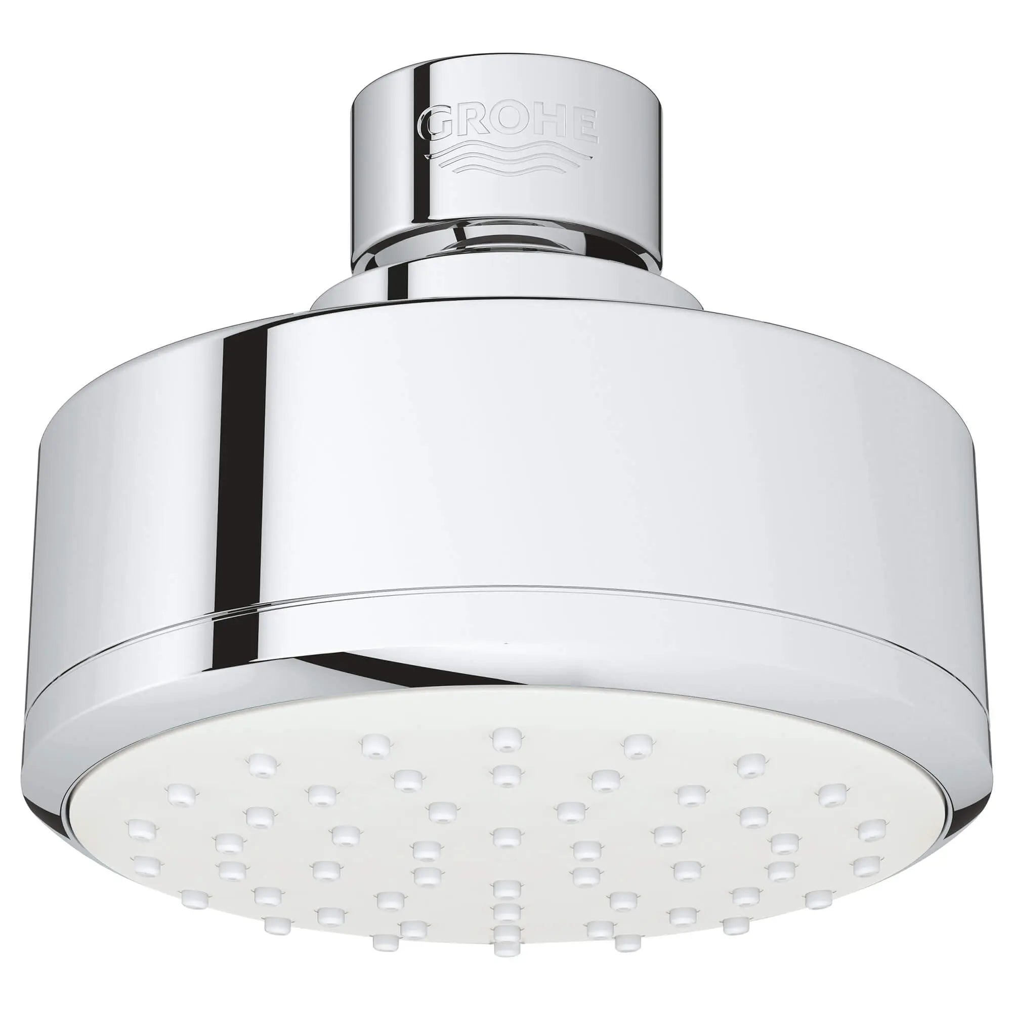 100 Shower Head, 4" - 1 Spray, 1.75 GPM (6.6 L/min) // GROHE STARLIGHT CHROME // 13882_26366001-new-tempesta-cosmopolitan-100-shower-head-1-spray-starlight-chrome_0_CDNwebp.webp