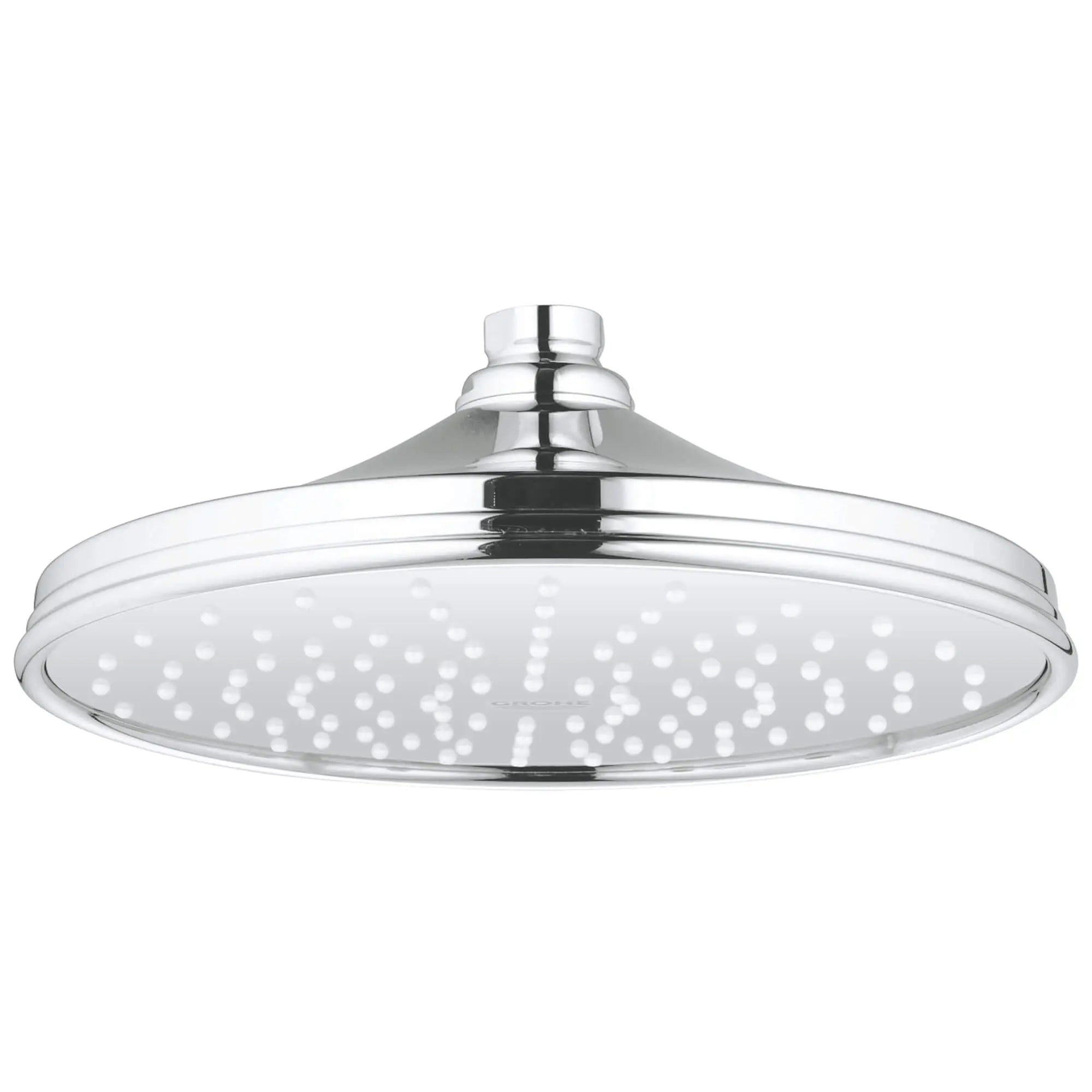 210 Shower Head, 8" - 1 Spray, 1.75 gpm // GROHE STARLIGHT CHROME // 13918_26474000-rainshower-rustic-210-shower-head-1-spray-starlight-chrome_0_CDNwebp.webp