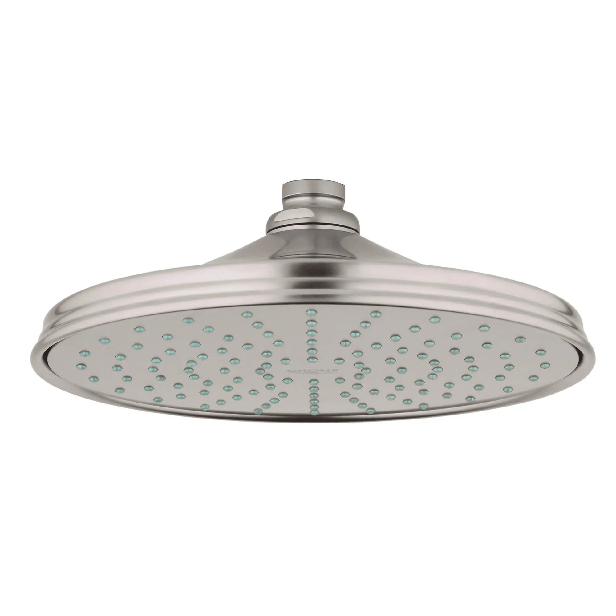 210 Shower Head, 8" - 1 Spray, 1.75 gpm // BRUSHED NICKEL INFINITYFINISH // 13921_26474en0-rainshower-rustic-210-shower-head-1-spray-brushed-nickel-infinityfinish_0_CDNwebp.webp